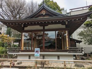 鳩森神社の能楽堂