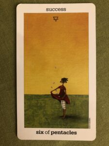 sun and moon tarot　ペンタクル６